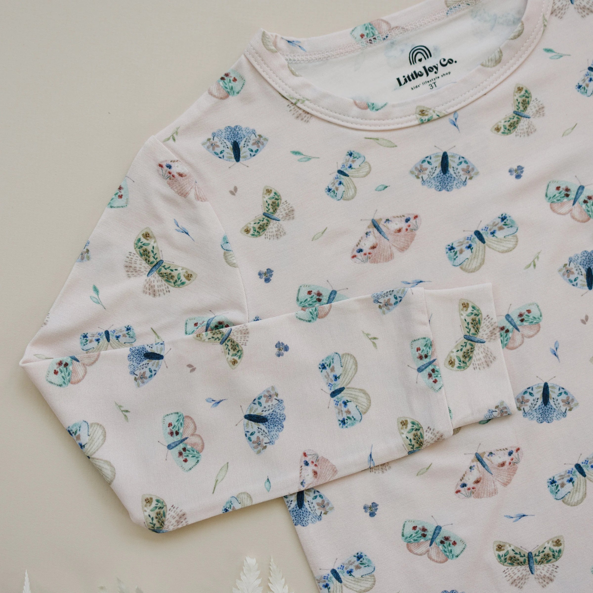 Luna Moths 2pc Bamboo Pajamas - BIG FRENCHIES
