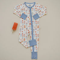 Sweet Summertime Bamboo Zippy Pajamas - BIG FRENCHIES