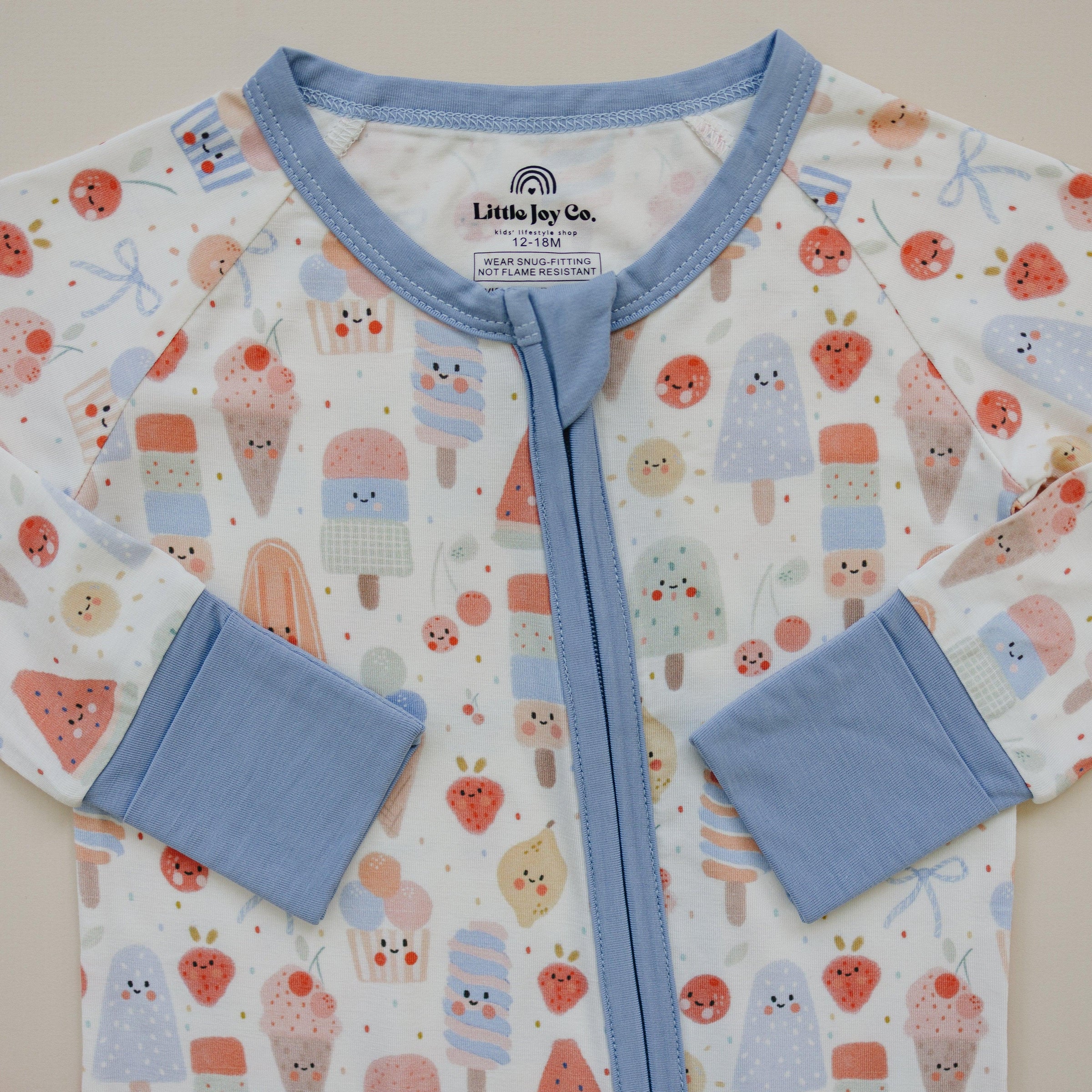 Sweet Summertime Bamboo Zippy Pajamas - BIG FRENCHIES