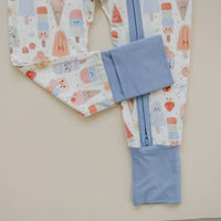 Sweet Summertime Bamboo Zippy Pajamas - BIG FRENCHIES