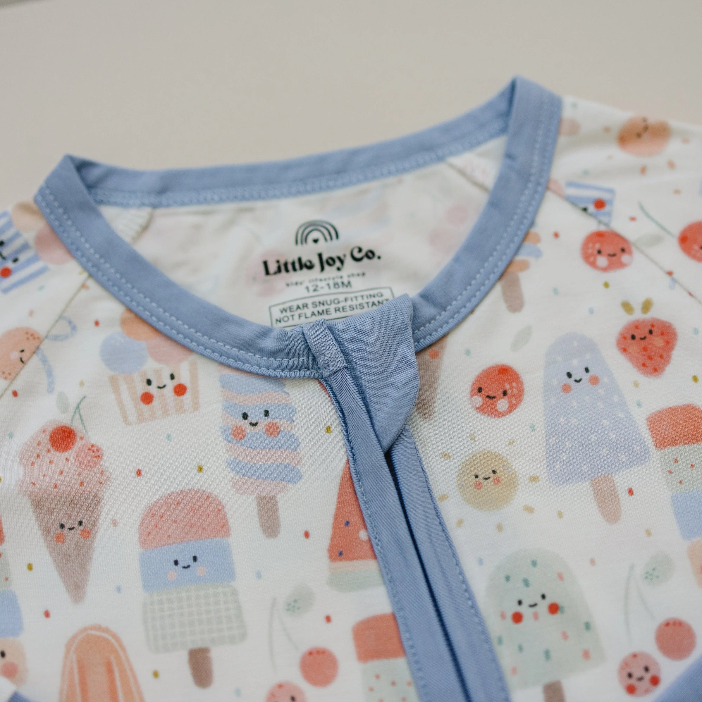 Sweet Summertime Bamboo Zippy Pajamas - BIG FRENCHIES
