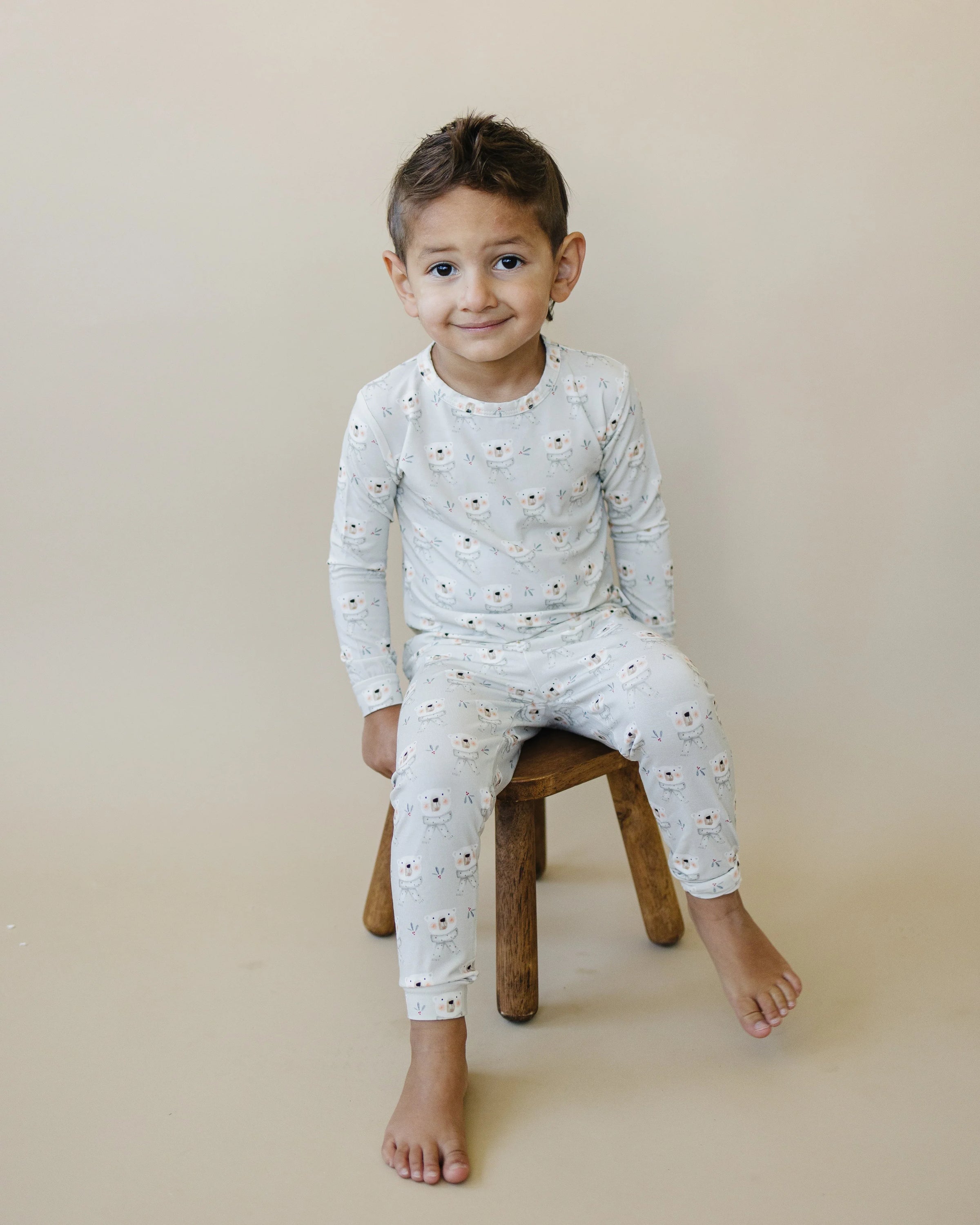 Polar Bear 2pc Bamboo Pajamas - BIG FRENCHIES