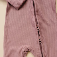 Solid Ribbed Bamboo Zippy Romper - more colors - BIG FRENCHIES