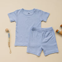 Solid Ribbed Bamboo 2pc Pajamas - more colors - BIG FRENCHIES