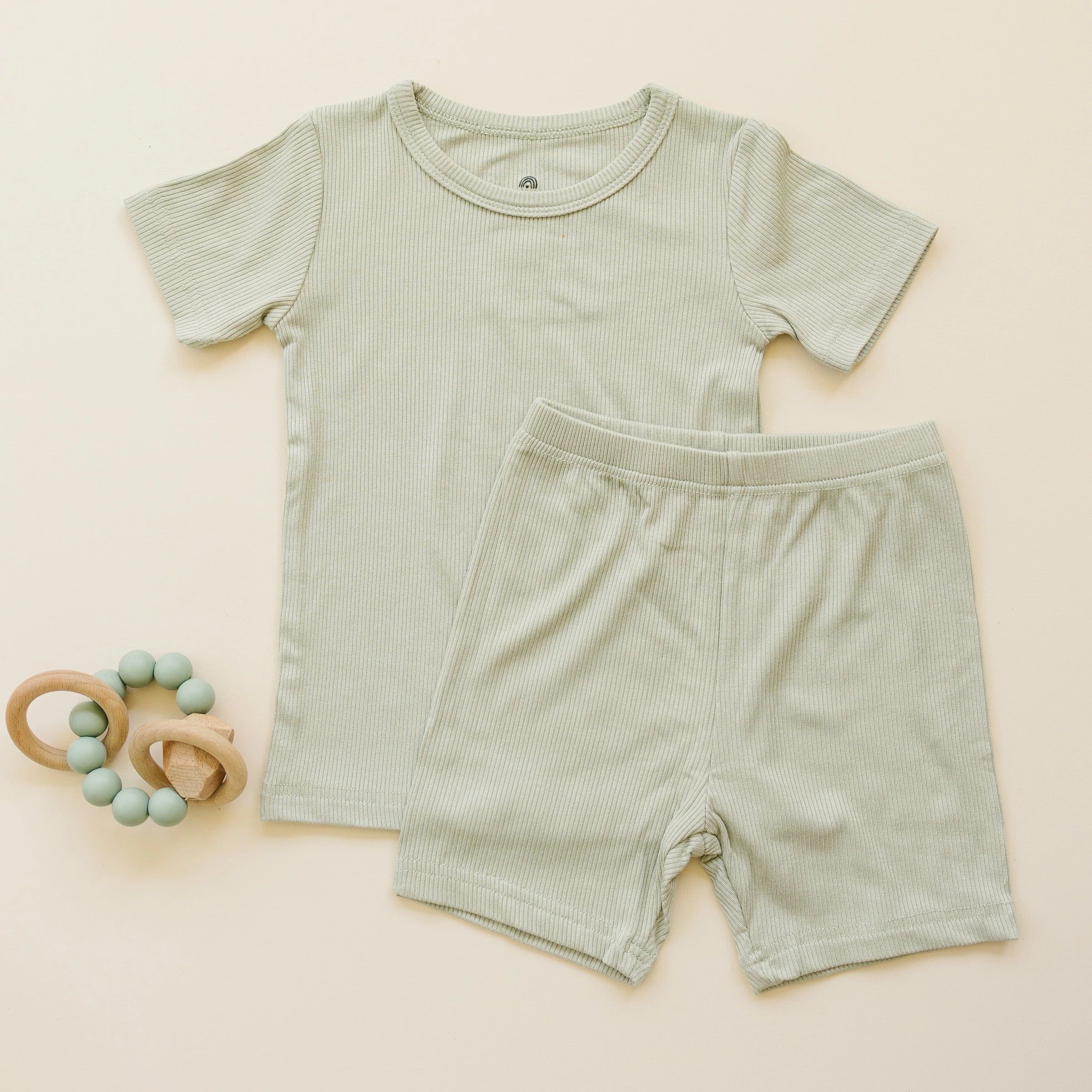 Solid Ribbed Bamboo 2pc Pajamas - more colors - BIG FRENCHIES