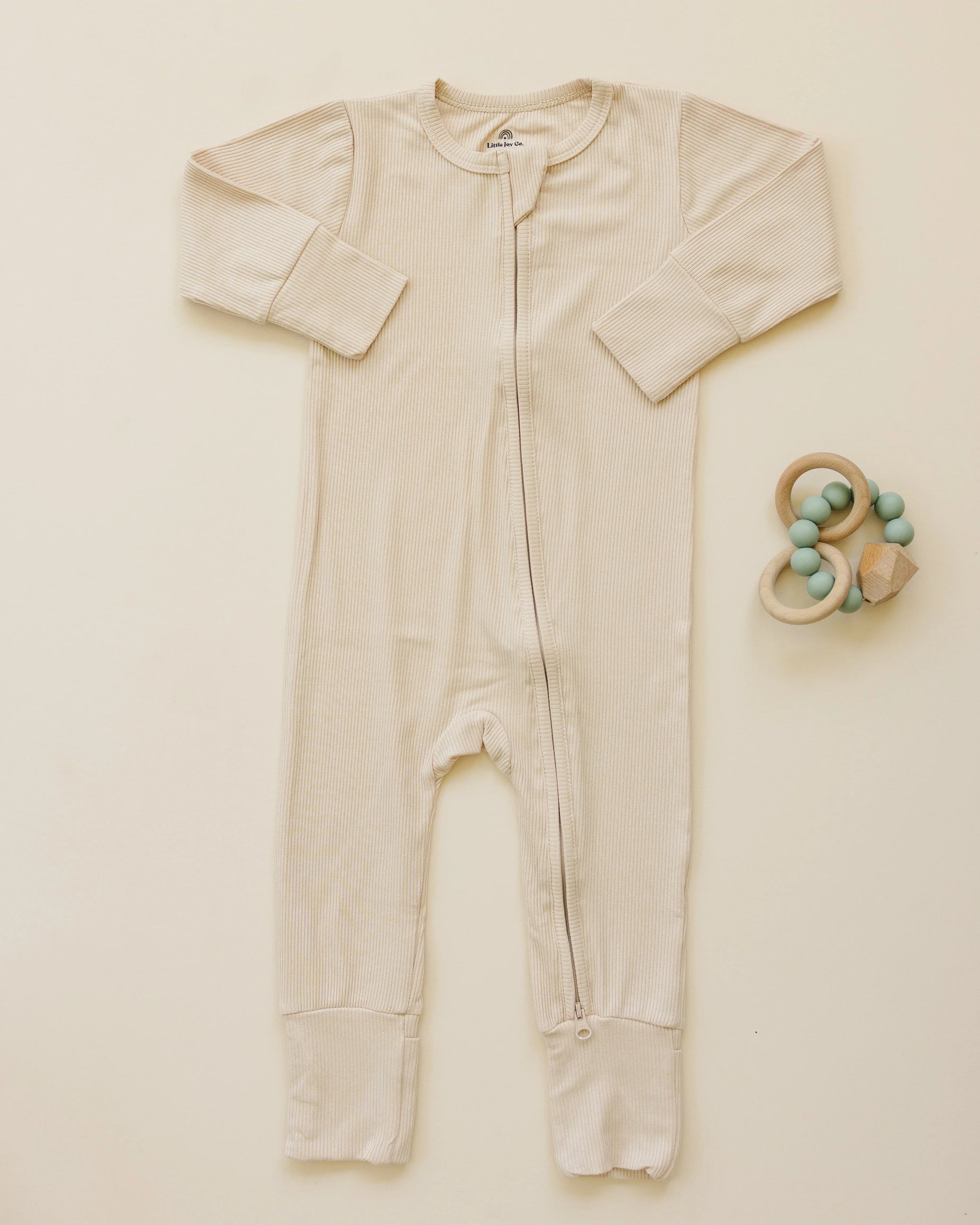 Solid Ribbed Bamboo Zippy Romper - more colors - BIG FRENCHIES