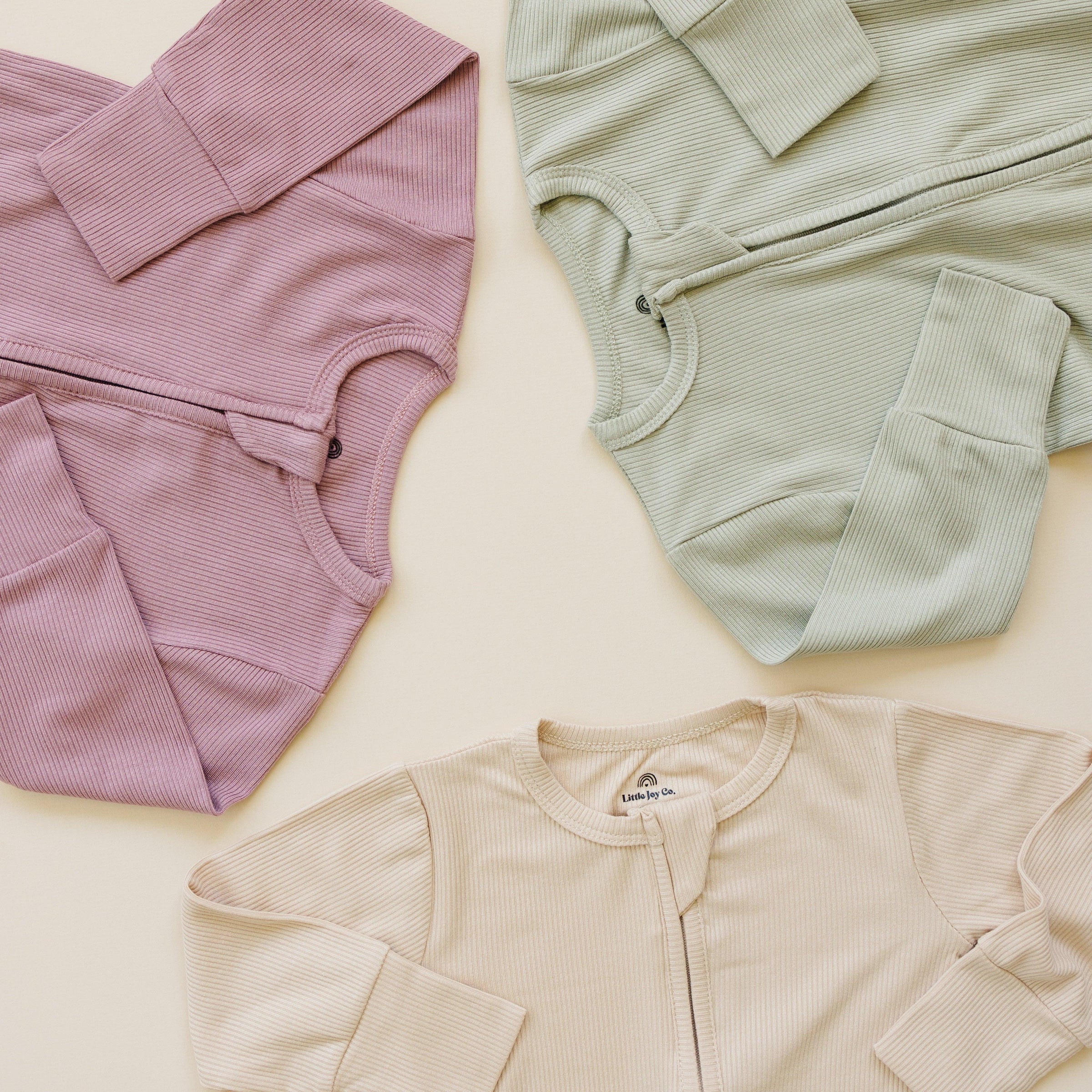 Solid Ribbed Bamboo Zippy Romper - more colors - BIG FRENCHIES