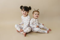 Luna Moths Bamboo Zippy Pajamas - BIG FRENCHIES