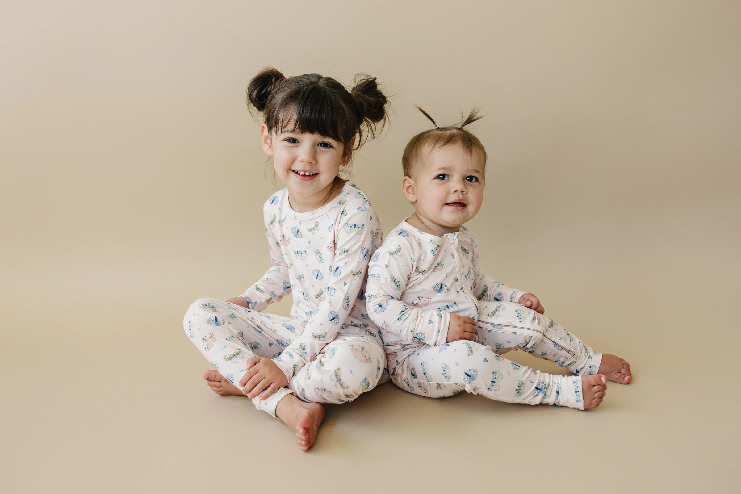 Luna Moths 2pc Bamboo Pajamas - BIG FRENCHIES