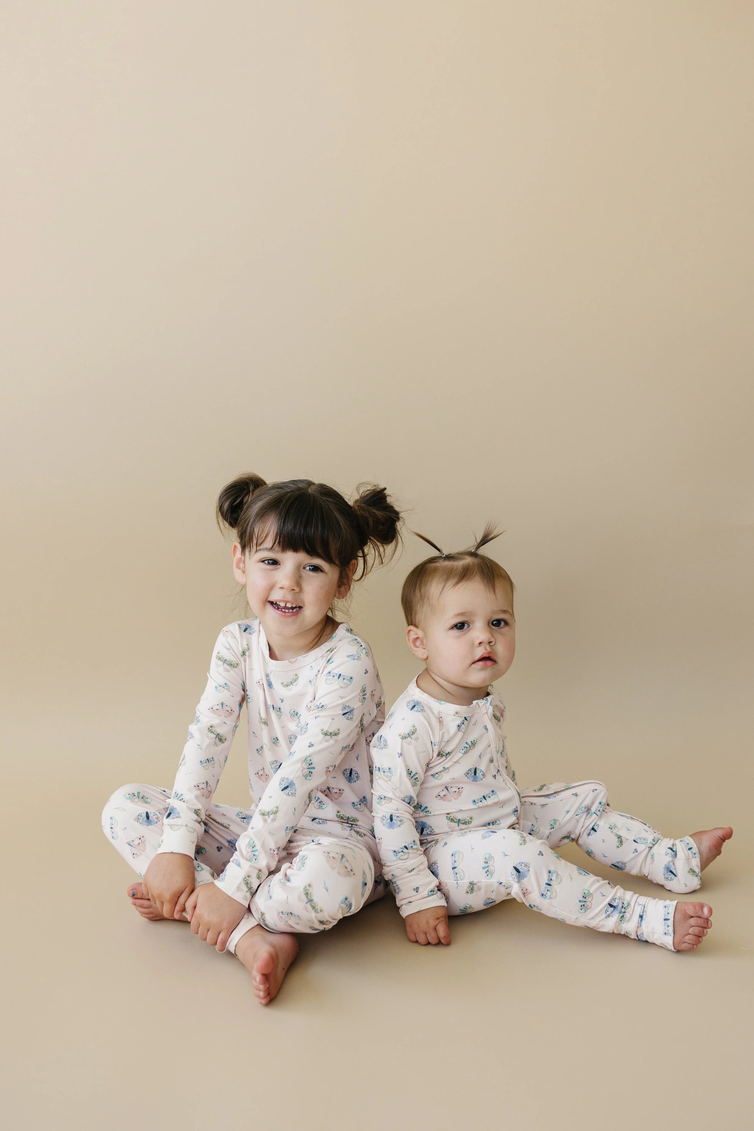 Luna Moths 2pc Bamboo Pajamas - BIG FRENCHIES