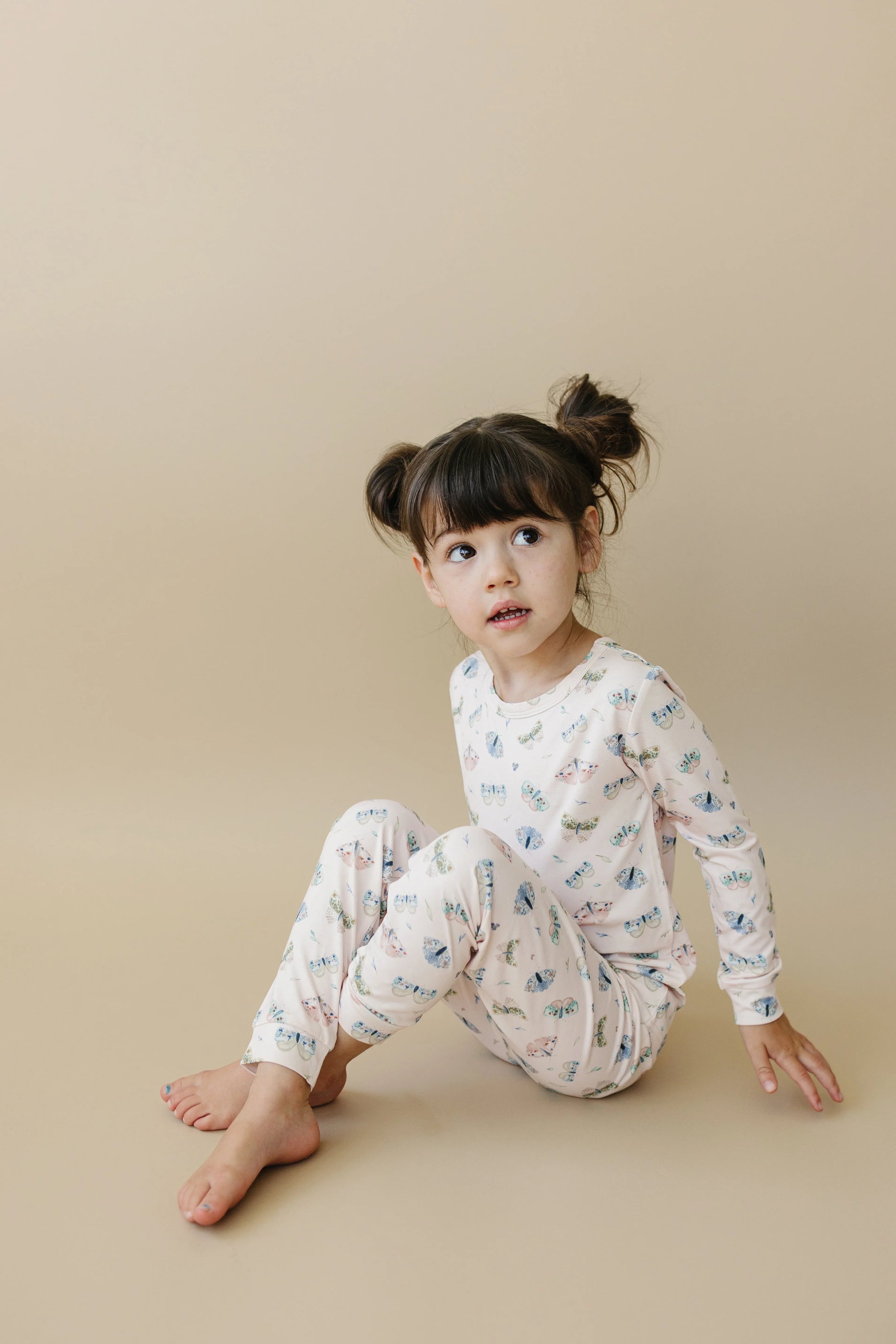 Luna Moths 2pc Bamboo Pajamas - BIG FRENCHIES