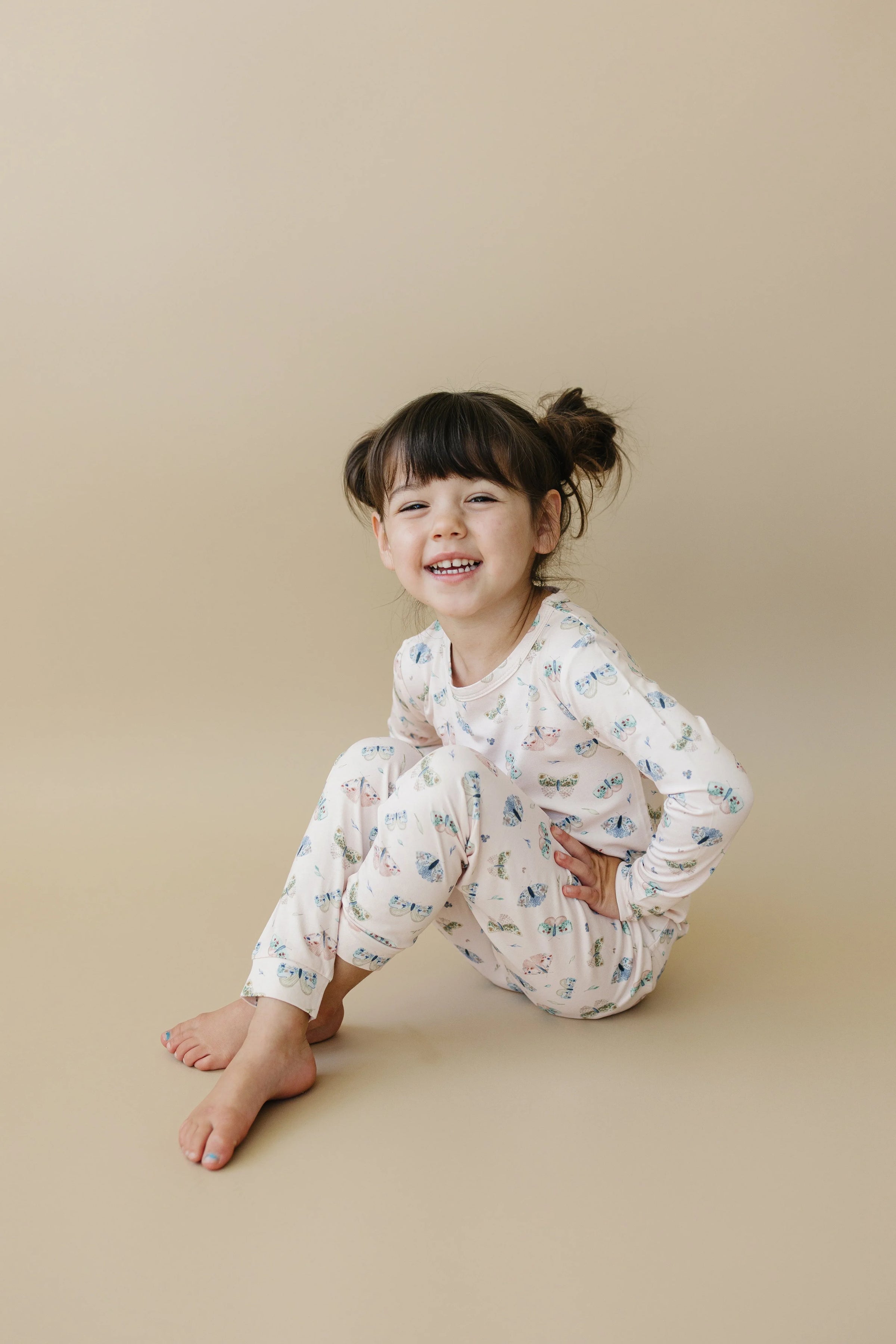 Luna Moths 2pc Bamboo Pajamas - BIG FRENCHIES