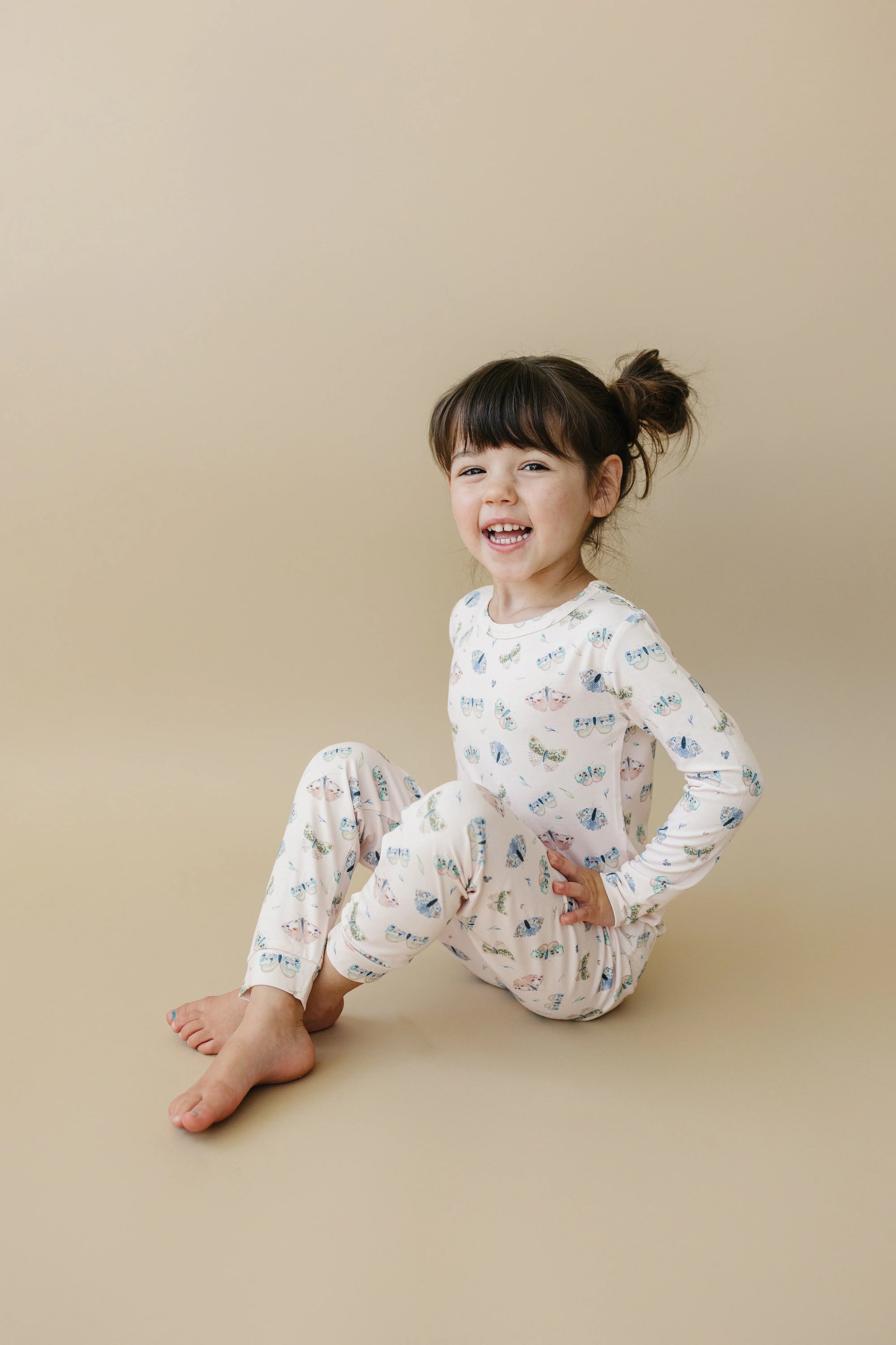 Luna Moths 2pc Bamboo Pajamas - BIG FRENCHIES
