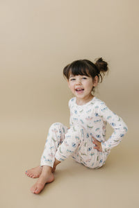 Luna Moths 2pc Bamboo Pajamas - BIG FRENCHIES
