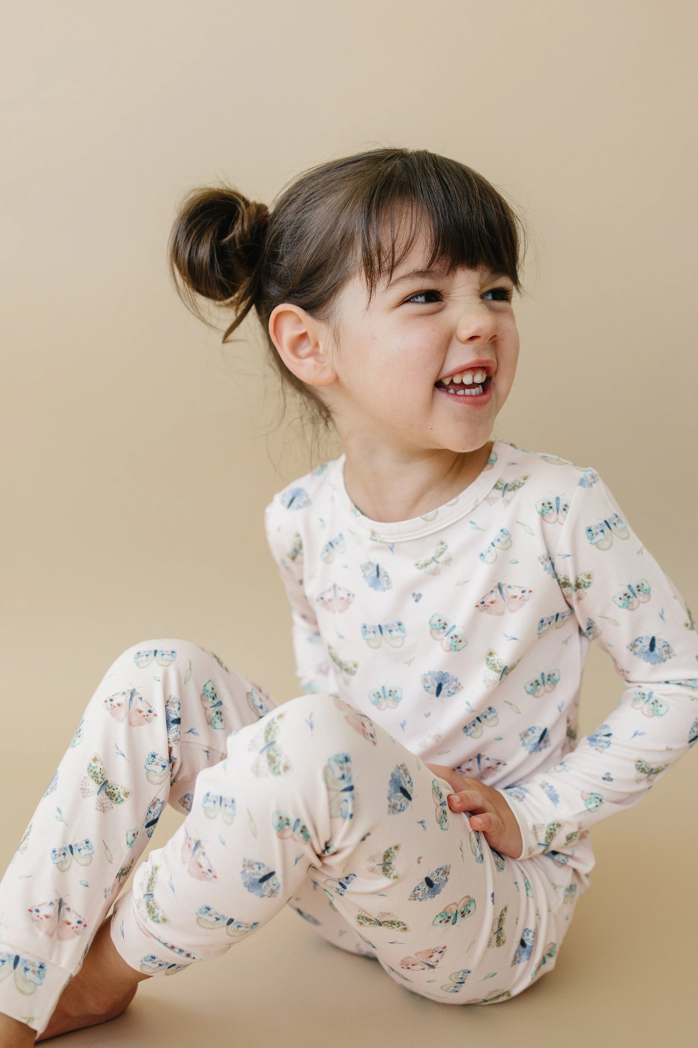 Luna Moths 2pc Bamboo Pajamas - BIG FRENCHIES