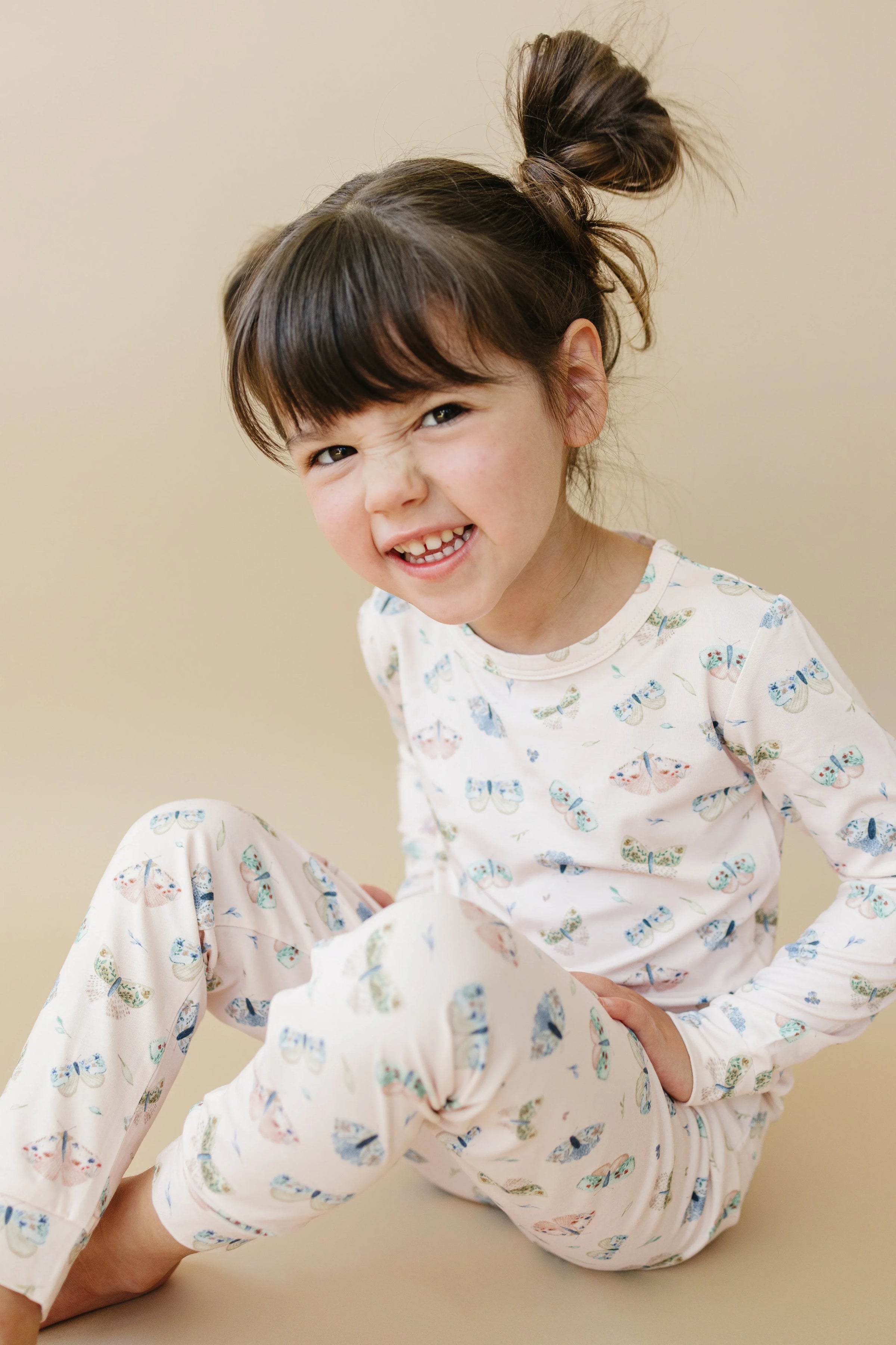 Luna Moths 2pc Bamboo Pajamas - BIG FRENCHIES