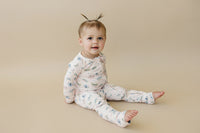 Luna Moths Bamboo Zippy Pajamas - BIG FRENCHIES