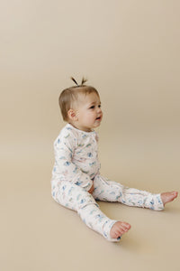 Luna Moths Bamboo Zippy Pajamas - BIG FRENCHIES