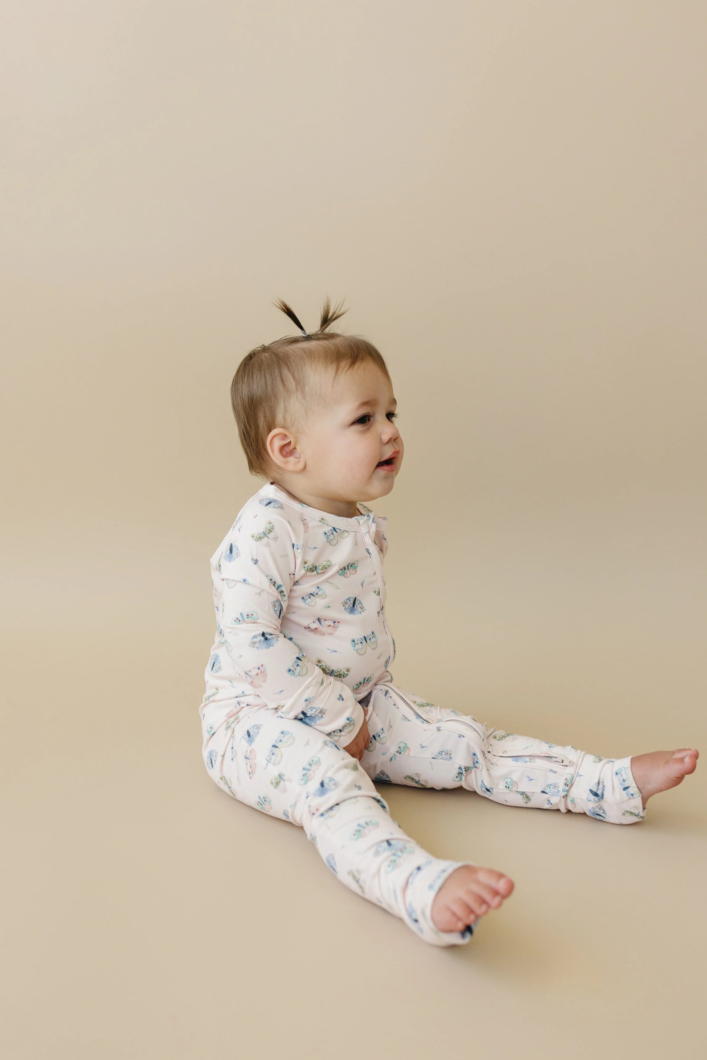 Luna Moths Bamboo Zippy Pajamas - BIG FRENCHIES