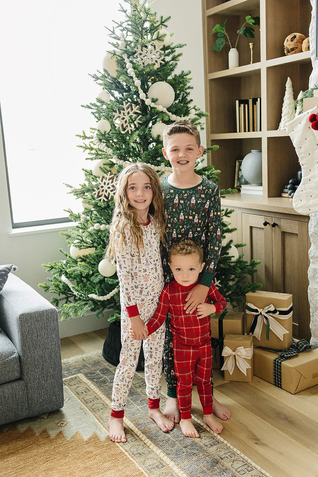 Red Plaid Bamboo Cozy Set - BIG FRENCHIES