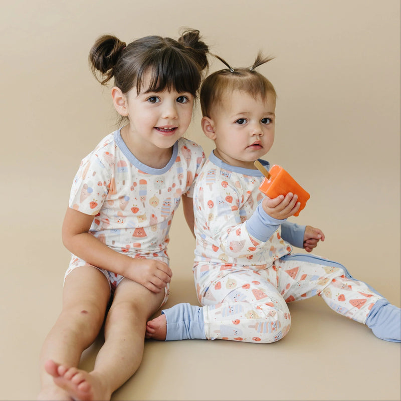 Sweet Summertime Bamboo Zippy Pajamas - BIG FRENCHIES