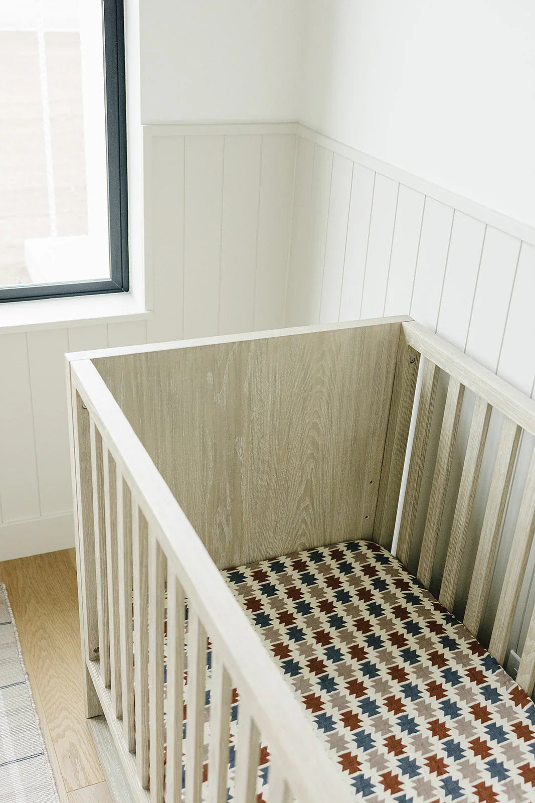Western Aztec Muslin Crib Sheet - BIG FRENCHIES