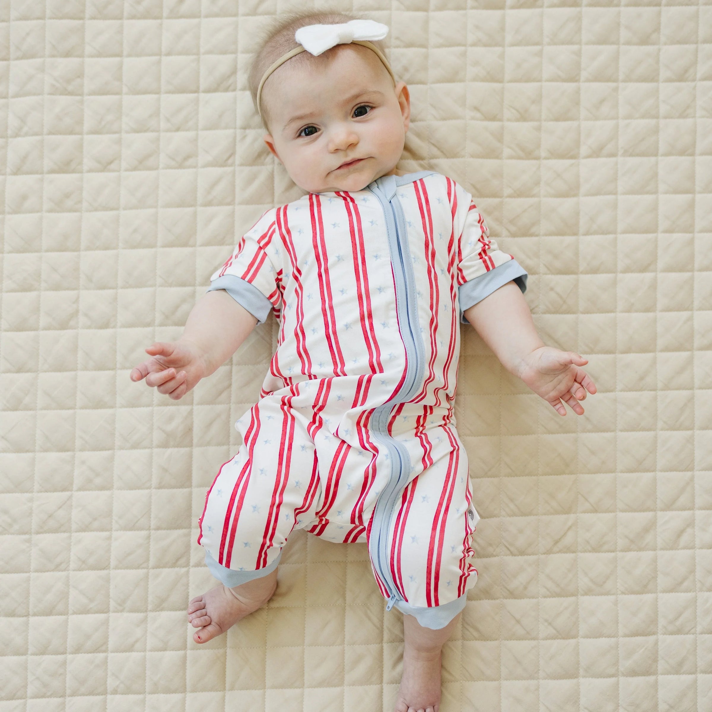 Stars & Stripes Bamboo Shorty Pajamas - BIG FRENCHIES