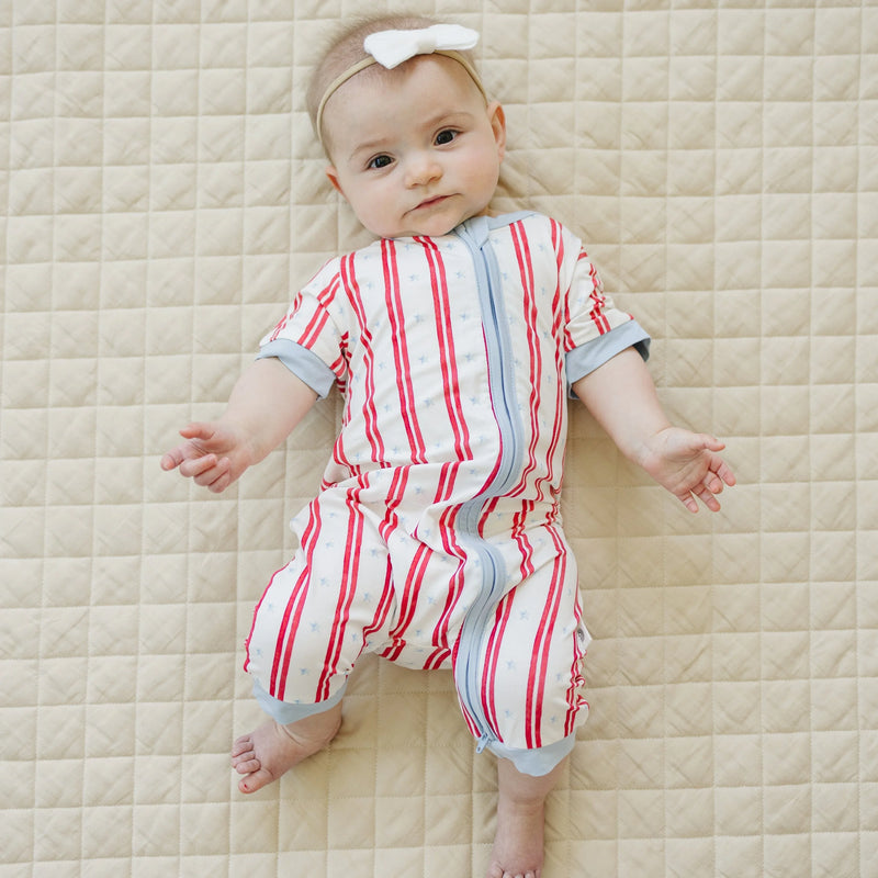 Stars & Stripes Bamboo Shorty Pajamas - BIG FRENCHIES