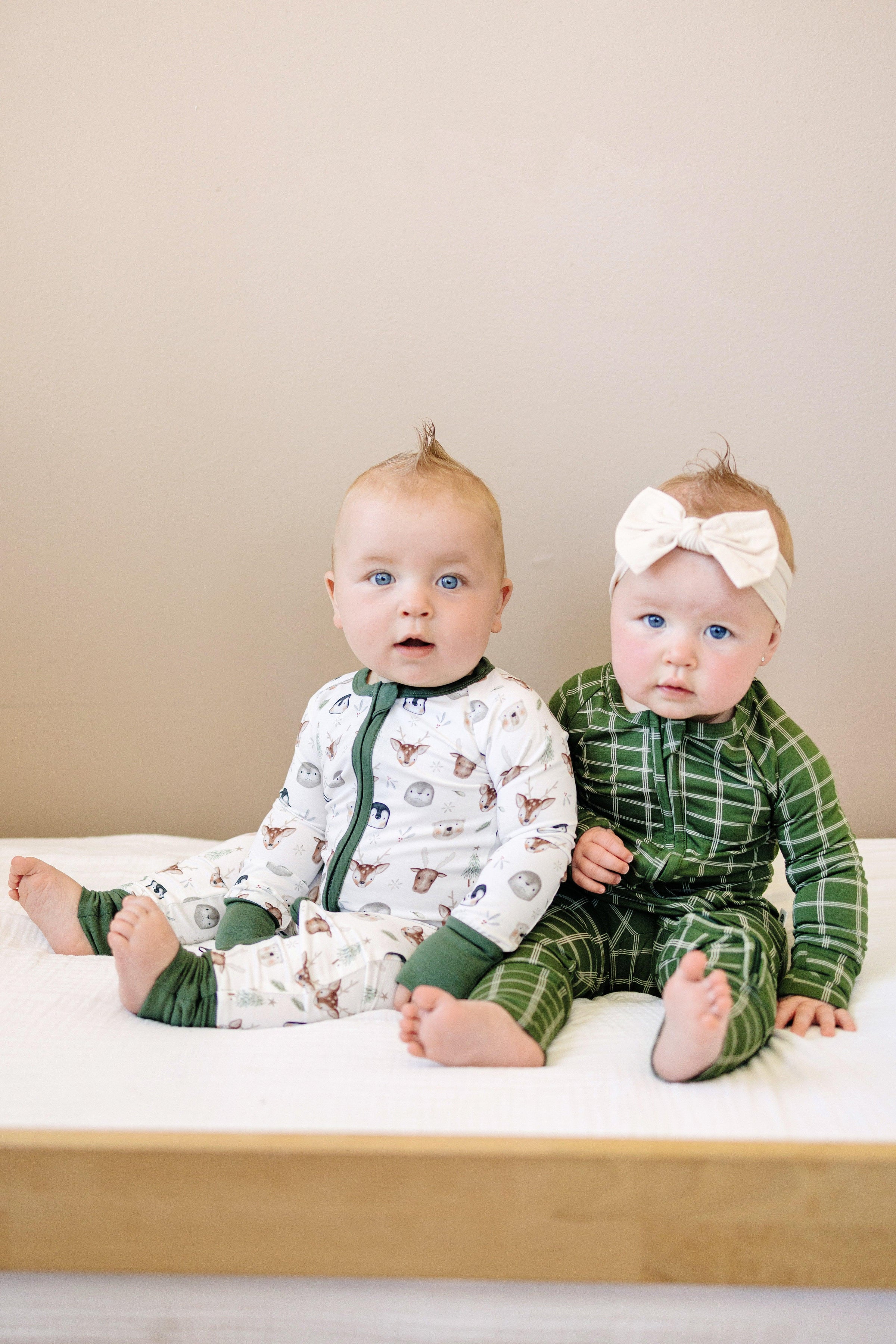 North Pole Pals Bamboo Zippy Romper *0/3m left - BIG FRENCHIES
