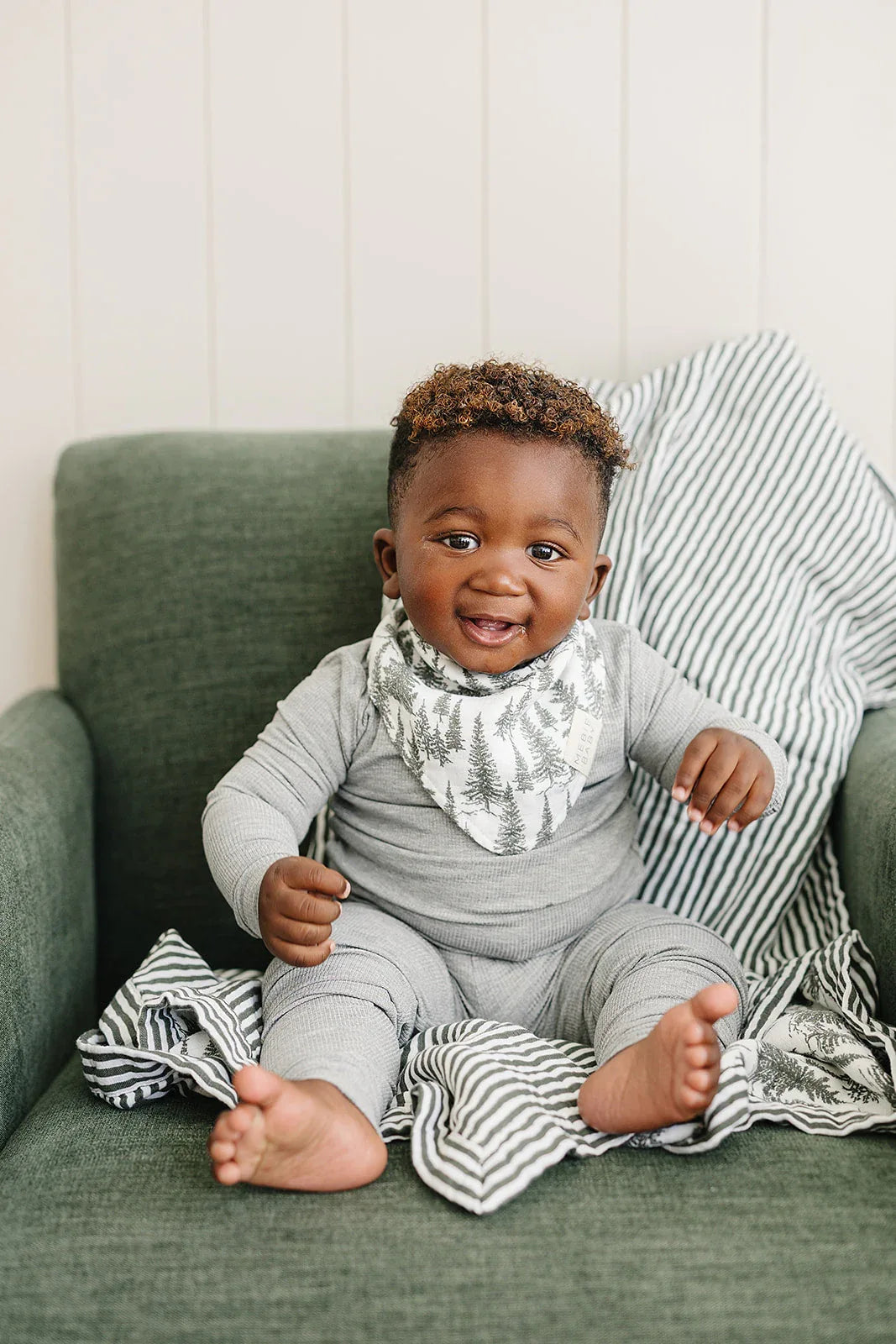 Forest Classic Muslin Bib - BIG FRENCHIES