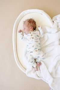 Snugglesaurus 2pc Henley Bamboo Pajamas - Sizes Newborn & Up! - BIG FRENCHIES