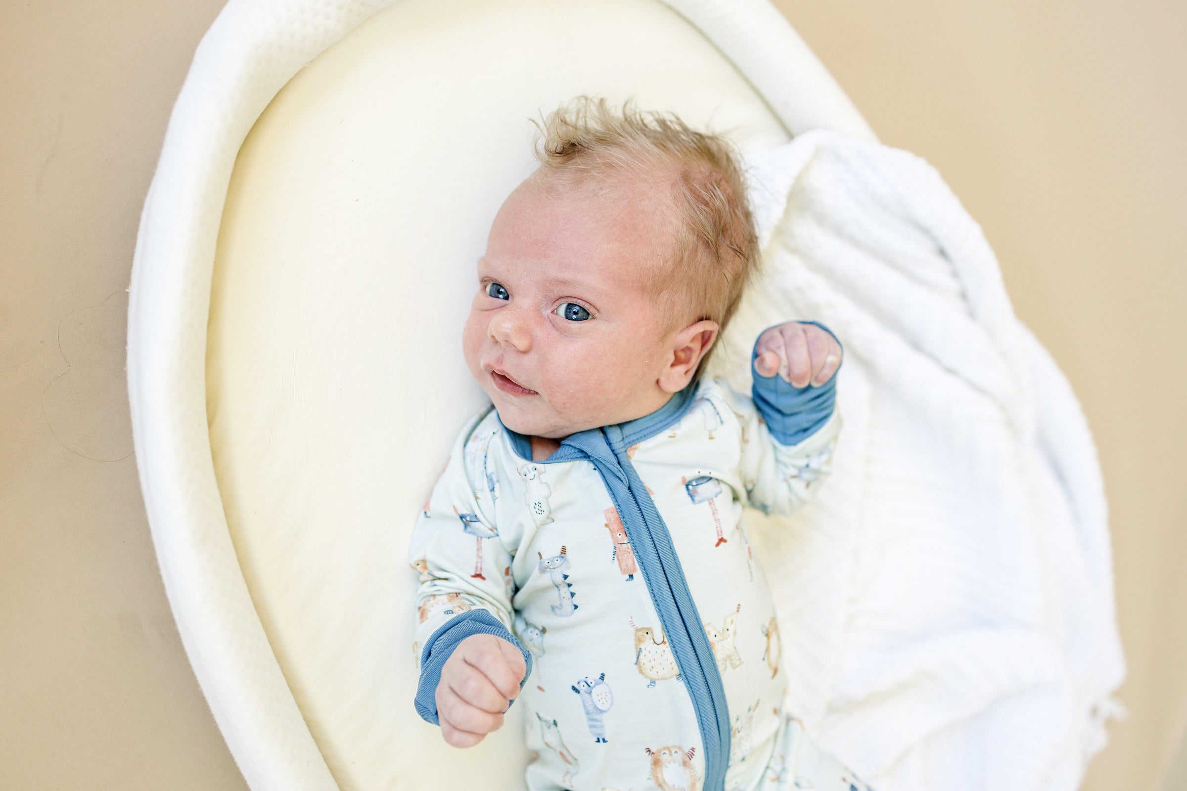 M is for Monsters Bamboo Zippy Pajamas - BIG FRENCHIES