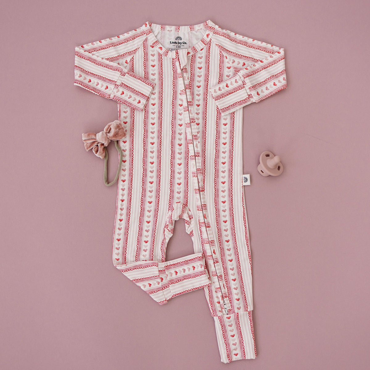 Laced with Love Bamboo Zippy Pajamas - BIG FRENCHIES