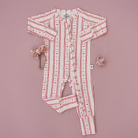 Laced with Love Bamboo Zippy Pajamas - BIG FRENCHIES