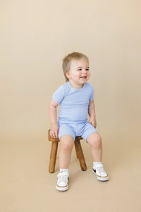 Solid Ribbed Bamboo 2pc Pajamas - more colors - BIG FRENCHIES