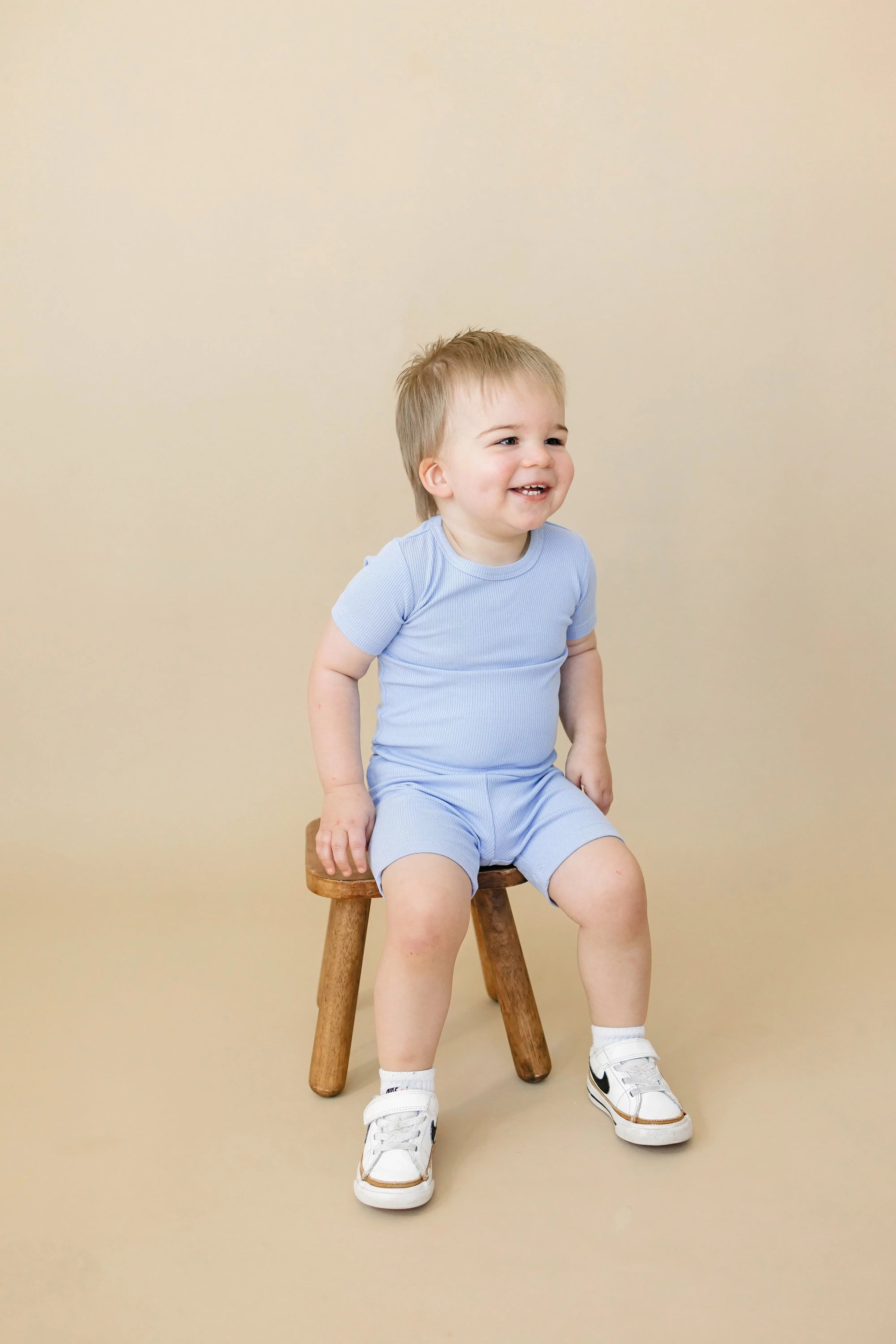 Solid Ribbed Bamboo 2pc Pajamas - more colors - BIG FRENCHIES