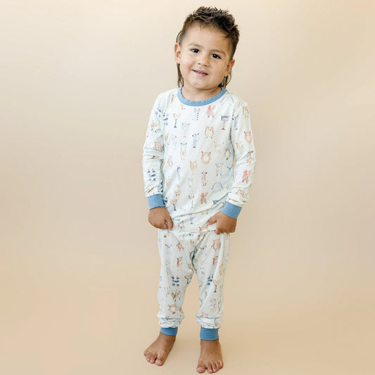 M is for Monsters 2pc Bamboo Pajamas - BIG FRENCHIES