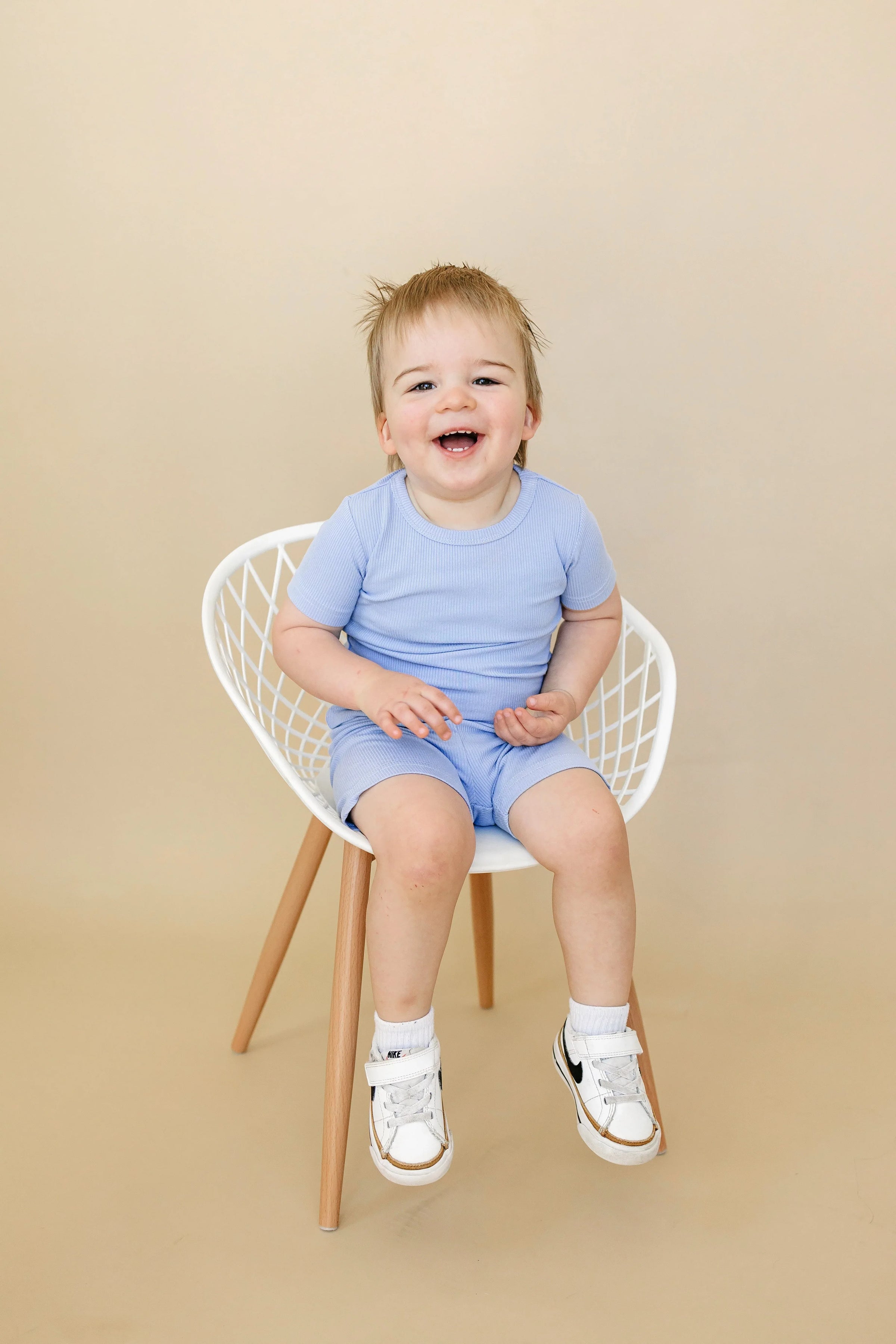 Solid Ribbed Bamboo 2pc Pajamas - more colors - BIG FRENCHIES