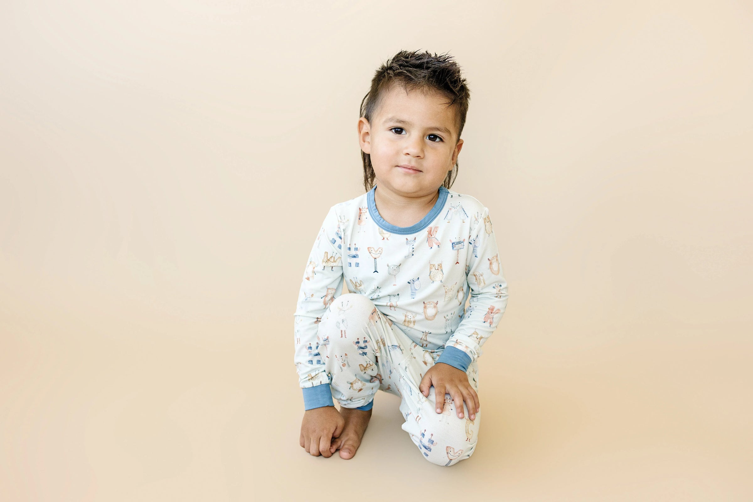 M is for Monsters 2pc Bamboo Pajamas - BIG FRENCHIES