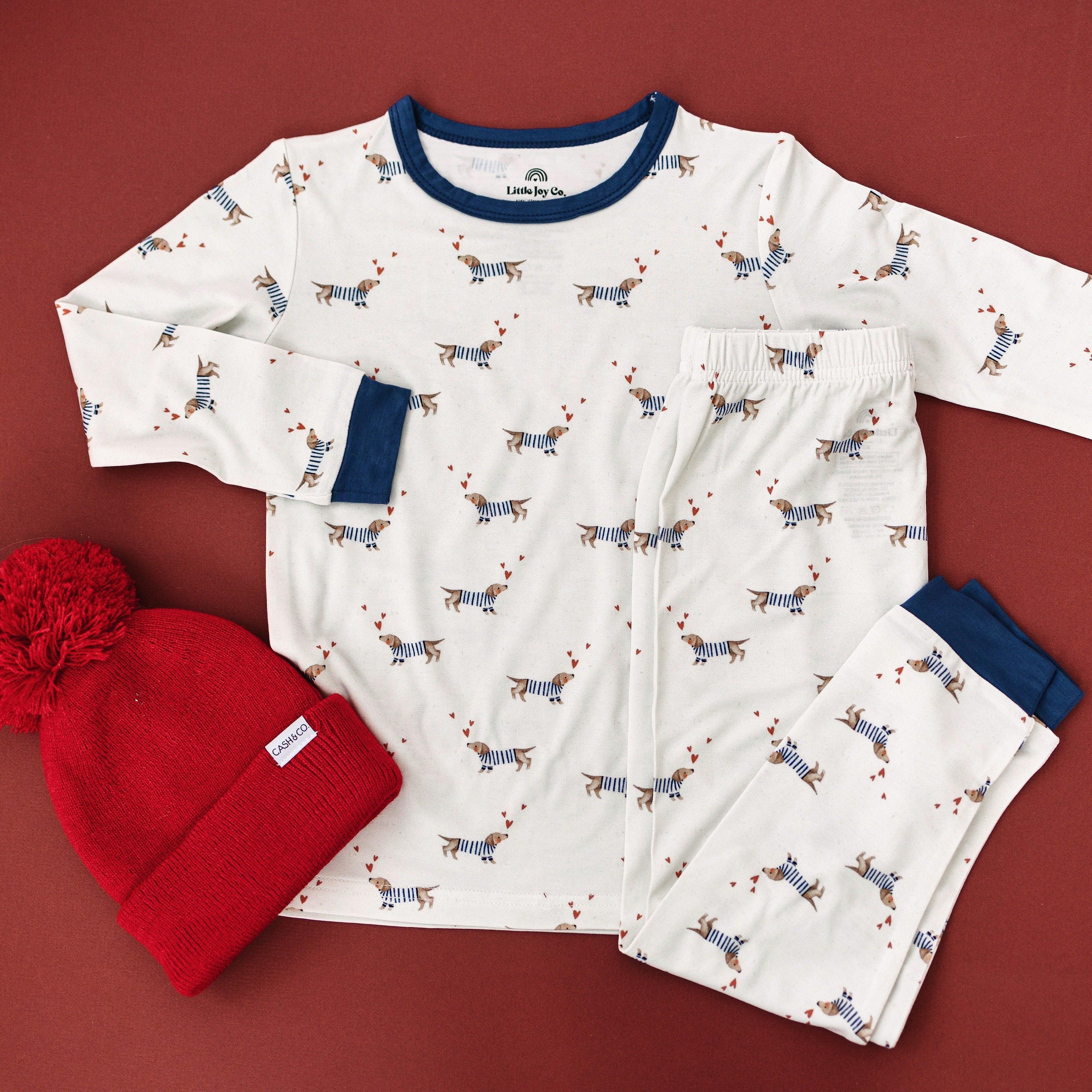 Puppy Love 2pc Bamboo Pajamas - BIG FRENCHIES
