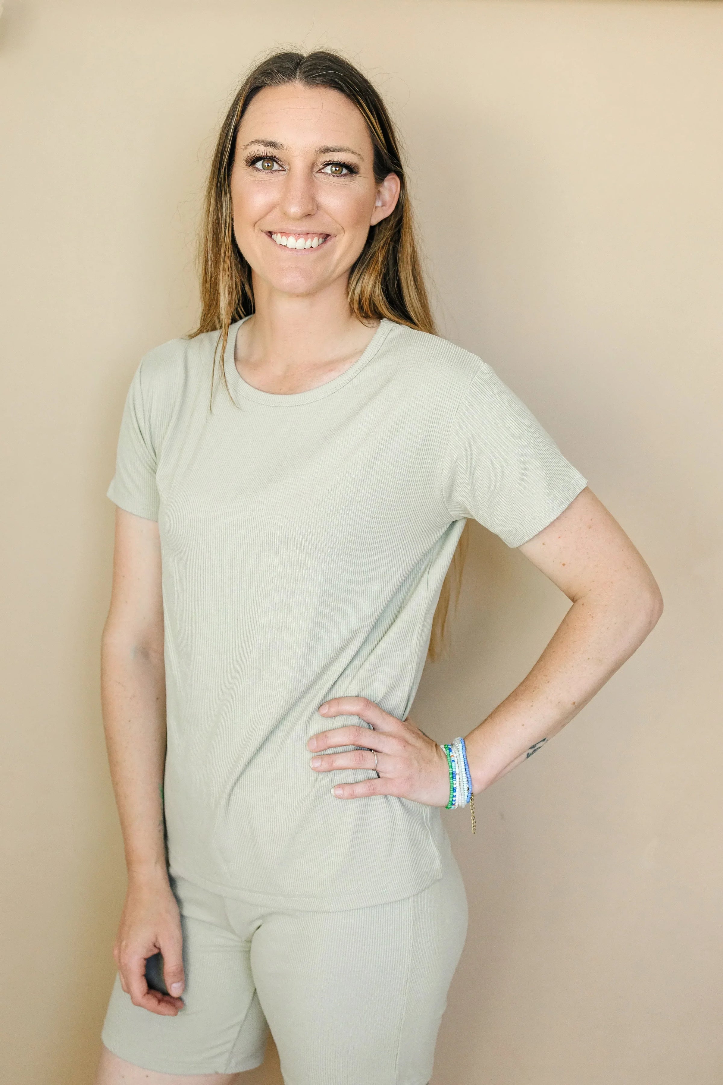 Women's Ribbed Bamboo Pajama Top & Bottoms - sold as separates - BIG FRENCHIES