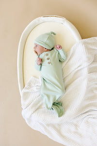 Newborn Bamboo Gown & Hat Set - BIG FRENCHIES