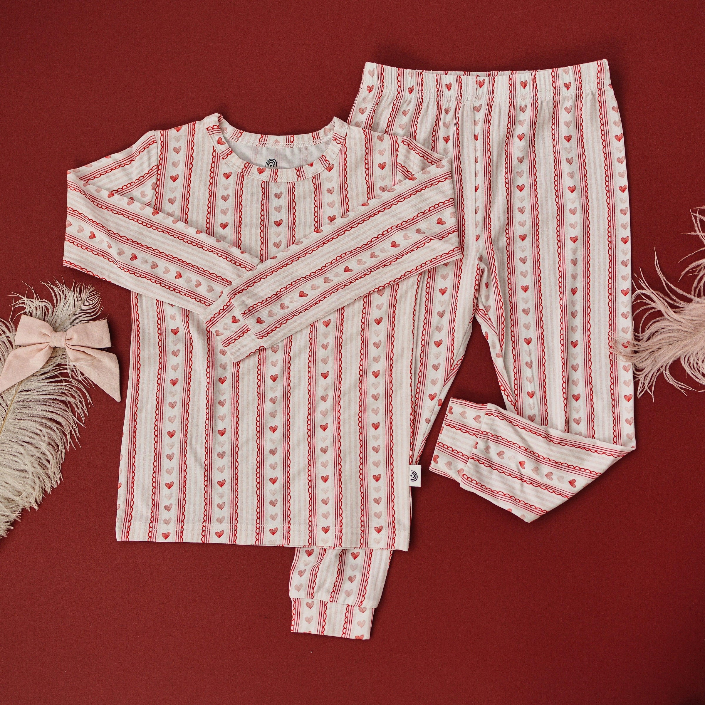 Laced with Love 2pc Bamboo Pajamas - BIG FRENCHIES