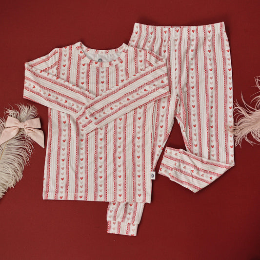 Laced with Love 2pc Bamboo Pajamas - BIG FRENCHIES