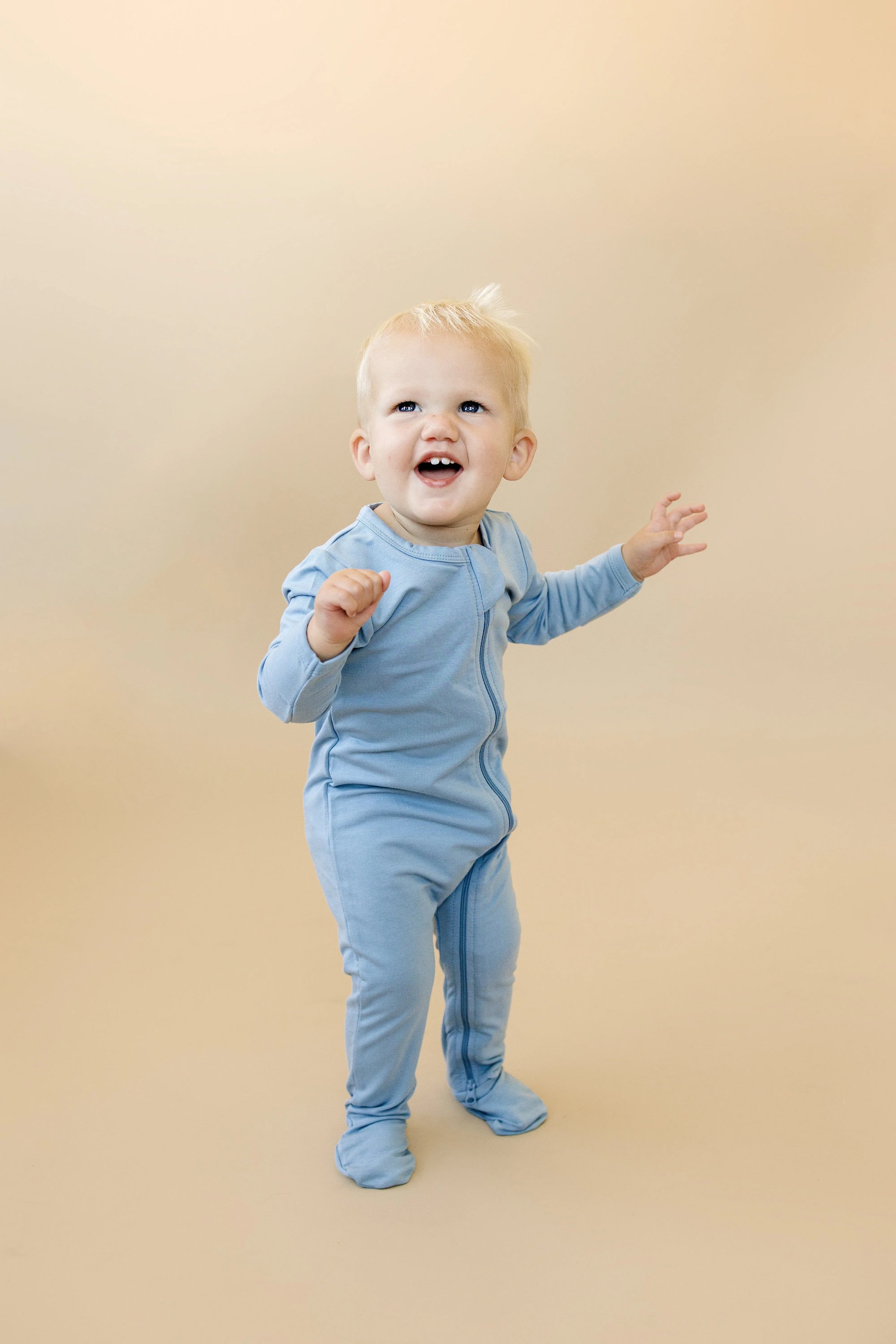 Bamboo Footed Bamboo Zippy Pajamas - BIG FRENCHIES