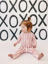 Laced with Love Bamboo Zippy Pajamas - BIG FRENCHIES
