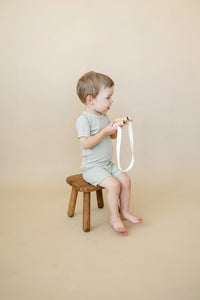 Solid Ribbed Bamboo 2pc Pajamas - more colors - BIG FRENCHIES