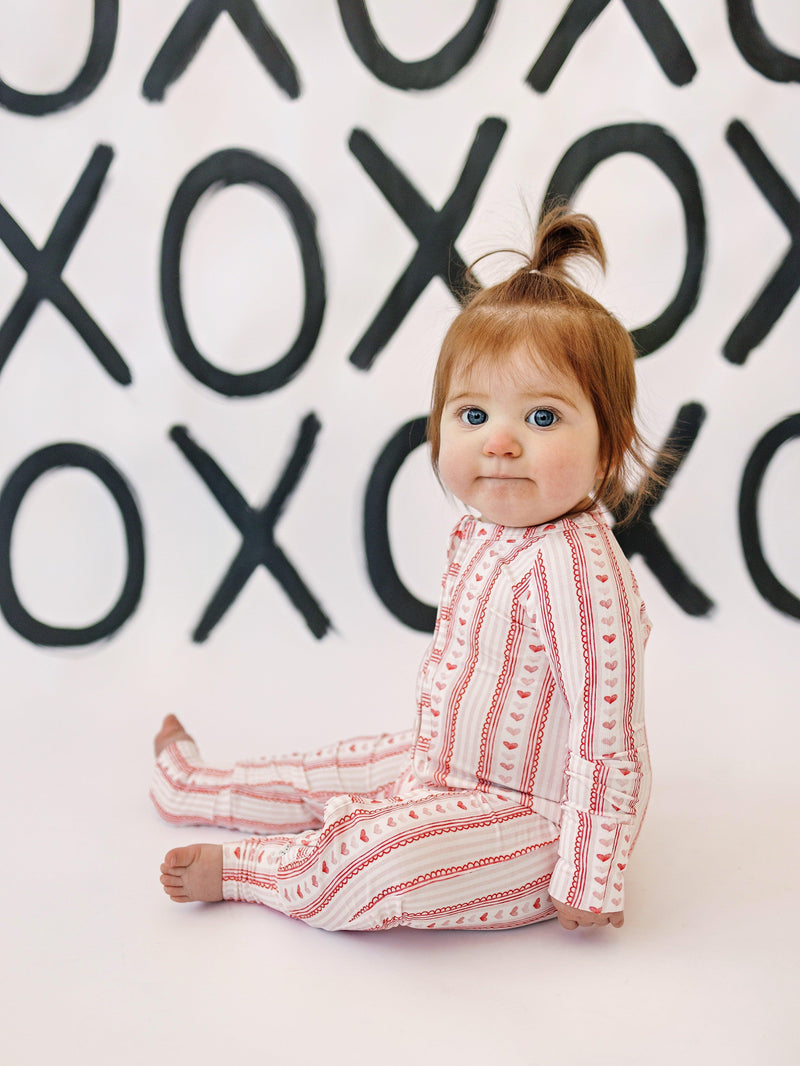 Laced with Love Bamboo Zippy Pajamas - BIG FRENCHIES