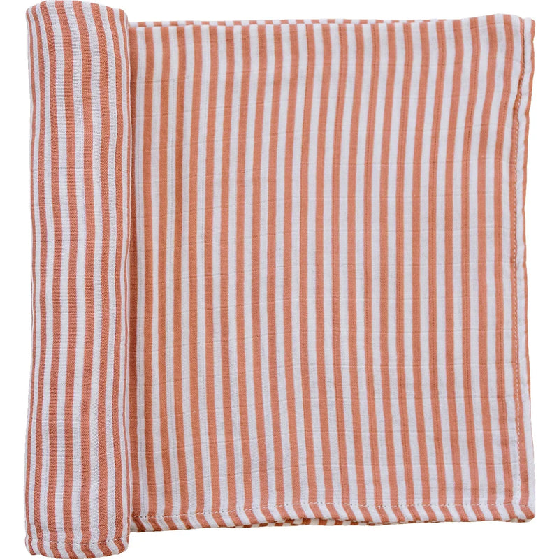 Pink Stripes Muslin Swaddle Blanket - BIG FRENCHIES