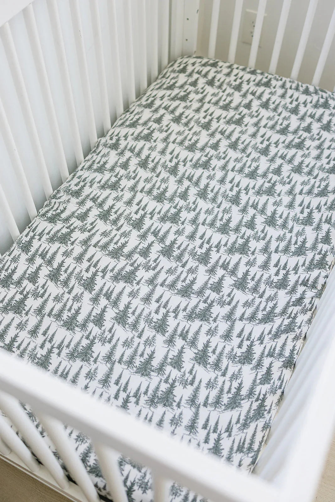 Forest Muslin Crib Sheet - BIG FRENCHIES